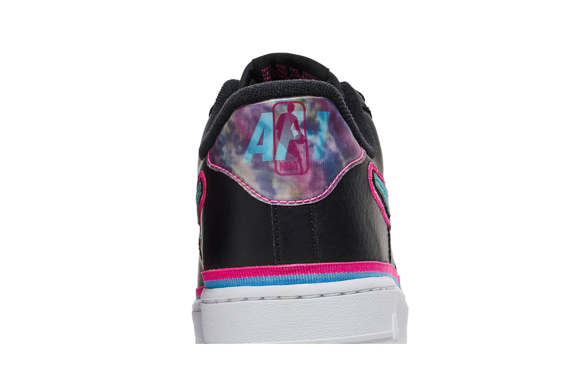 Nike Air Force 1 Low Sport NBA Black Blue Gale Laser Fuchsia 圖 7