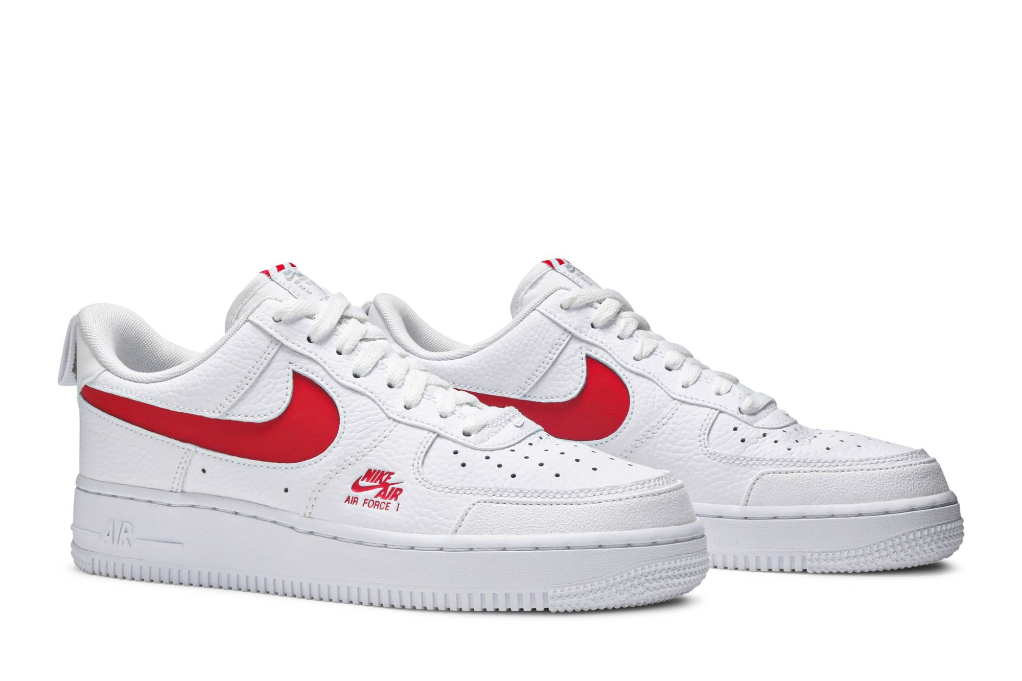 Cheap Nike Air Force 1 Low LV8 Utility 復古休閒 低幫 板鞋 男款 白紅