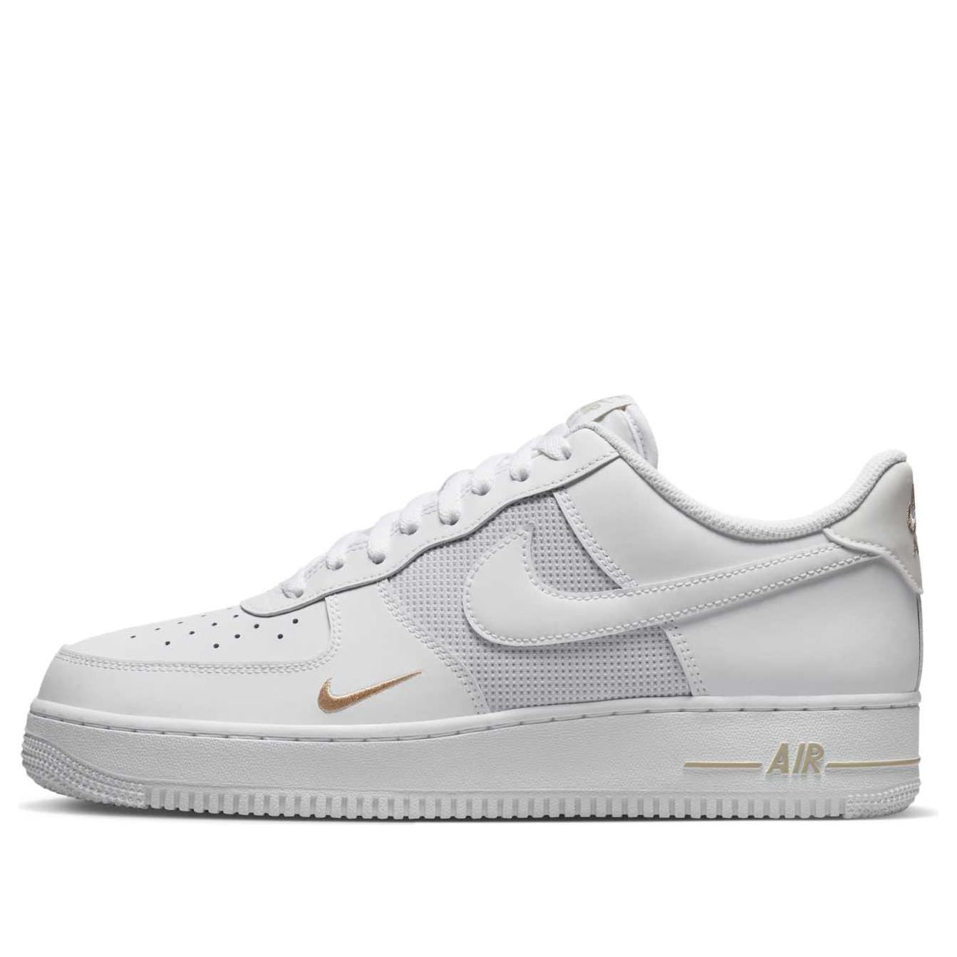 Buy Nike Air Force 1 Low Blanco Caqui Desierto Mini Swoosh IO1283-100