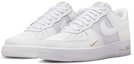 Shop Nike Air Force 1 Low 白色沙漠卡其迷你勾勾 IO1283-100