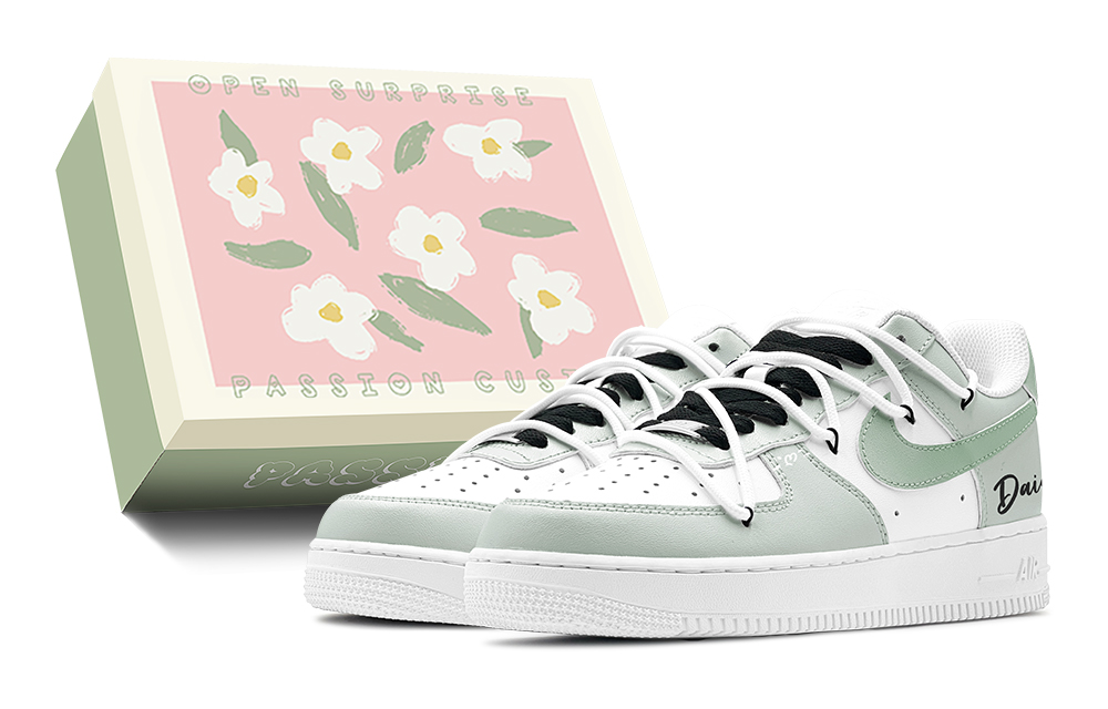 Nike Air Force 1 Low White Green 'Daisy Academy'