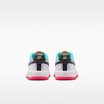 Details for (JR) 耐克空军一号低帮 白色/亮粉/仙人掌绿/深灰 IR1821-100