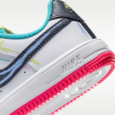 Cheap (JR) 耐克空军一号低帮 白色/亮粉/仙人掌绿/深灰 IR1821-100