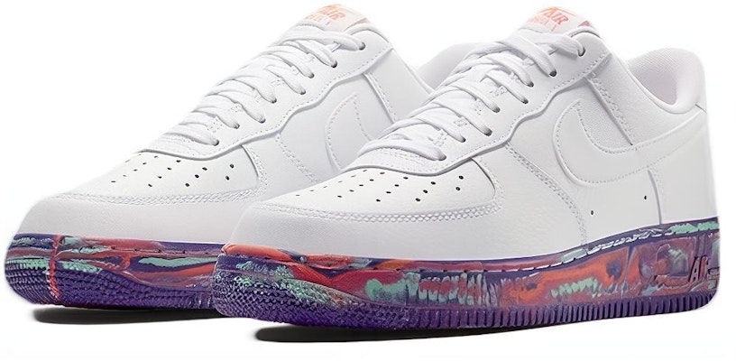 Nike Air Force 1 Low Blanco Multicolor 'Mármol de Colores' AJ9507-100 Lookbook Nike Air Force 1 Low Blanco Multicolor 'Mármol de Colores' AJ9507-100