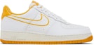 Buy 나이키 에어포스 1 로우 화이트 옐로우 오커 AJ7280-101