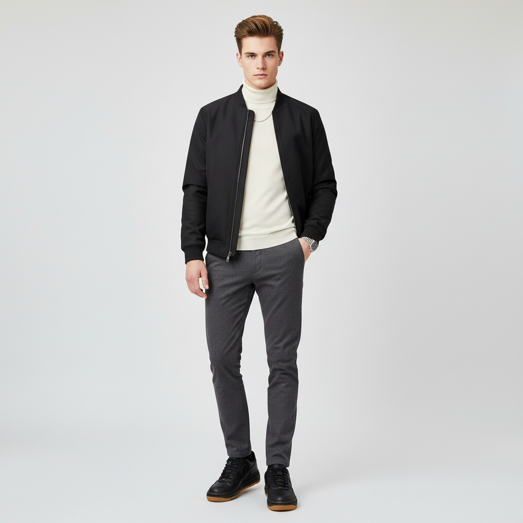 Lookbook Nike Air Force 1 Luxe 'Black Gum' Lelaki Kasut Sneakers DB4109-001