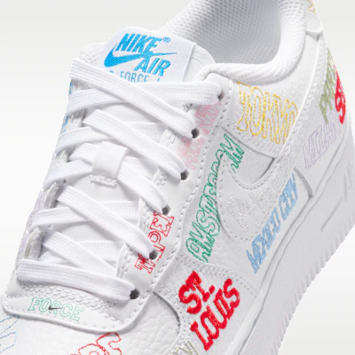 (JR) Nike Air Force 1 LV8 3 白/白 IO9739-100 Sizing (JR) Nike Air Force 1 LV8 3 白/白 IO9739-100