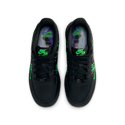 Shop (JR) Nike Air Force 1 LV8 4 Negro/Verde Strike/Morado Vivo/Negro HV4763-001