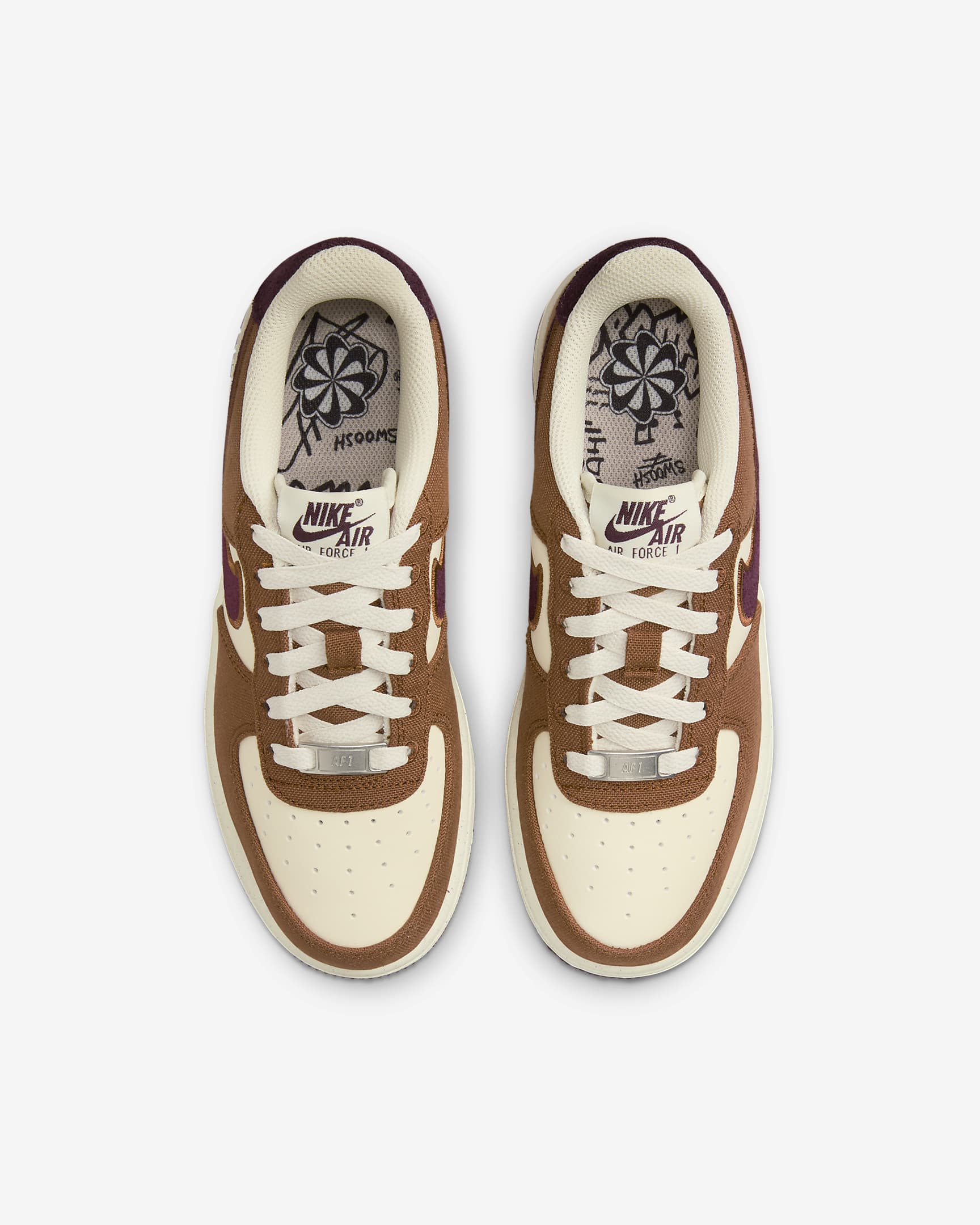 Shop (JR) Nike Air Force 1 LV8 'Light British Tan' Pria/Wanita Sneaker Tan Terang FN4731-200