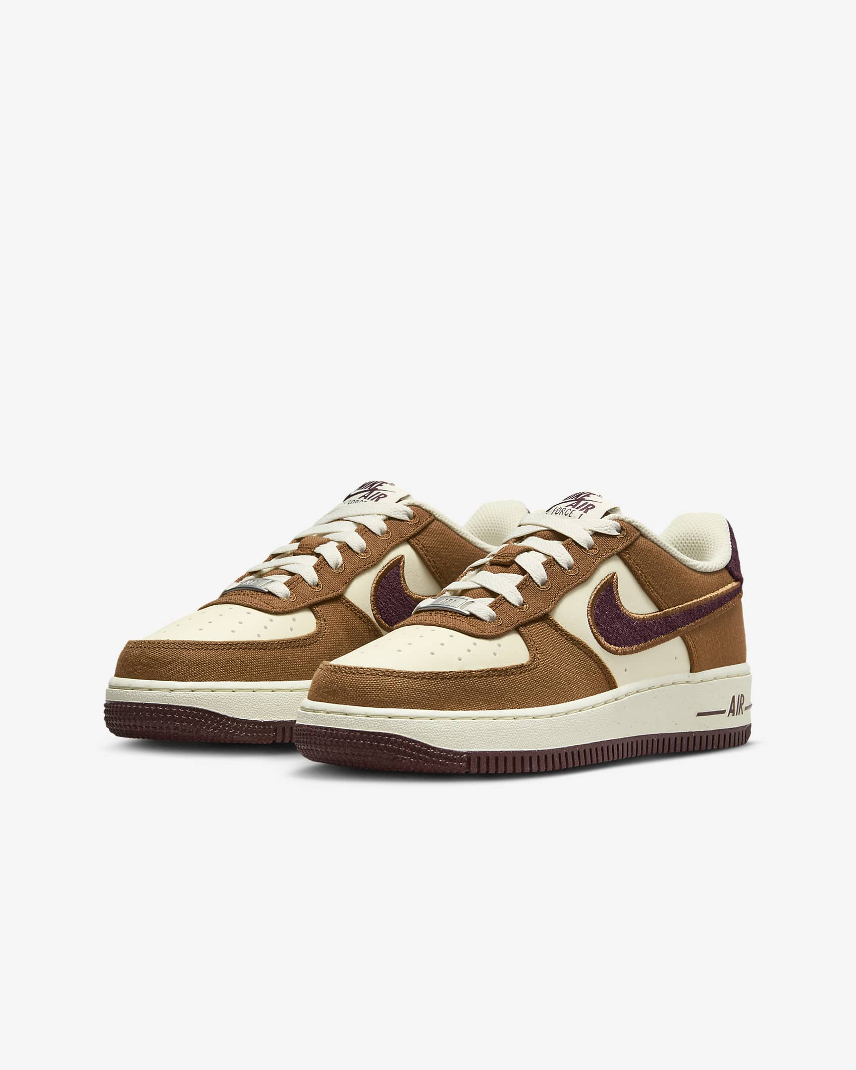 Purchase (JR) Nike Air Force 1 LV8 'Light British Tan' Pria/Wanita Sneaker Tan Terang FN4731-200