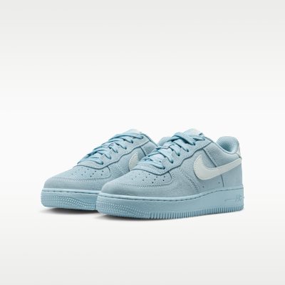 Purchase (JR) Nike Air Force 1 LV8 Biru Light Armory/Platinum Tulen IB5688-400