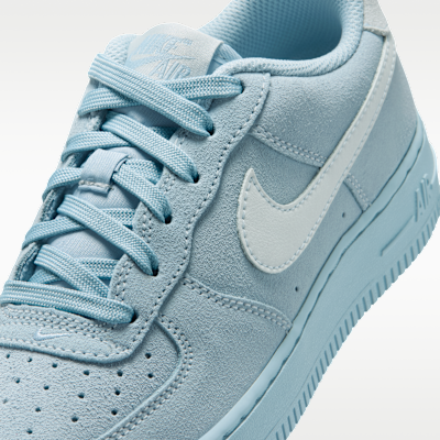 Sizing (JR) Nike Air Force 1 LV8 Biru Light Armory/Platinum Tulen IB5688-400