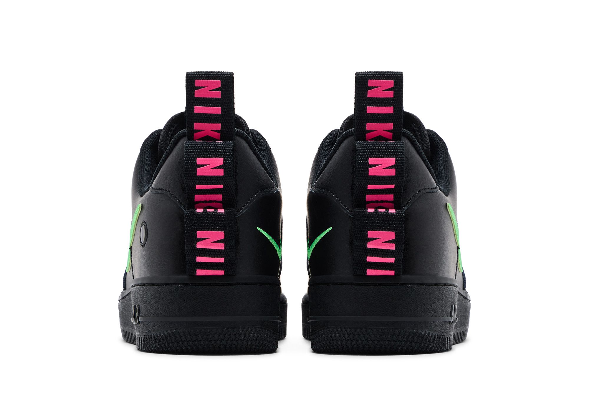 Details for Nike Air Force 1 Low LV8 UL 雙勾 復古休閒 低幫 板鞋 男女同款 黑粉綠勾