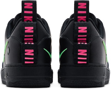 Nike Air Force 1 Low LV8 UL 雙勾 復古休閒 低幫 板鞋 男女同款 黑粉綠勾 Details for Nike Air Force 1 Low LV8 UL 雙勾 復古休閒 低幫 板鞋 男女同款 黑粉綠勾