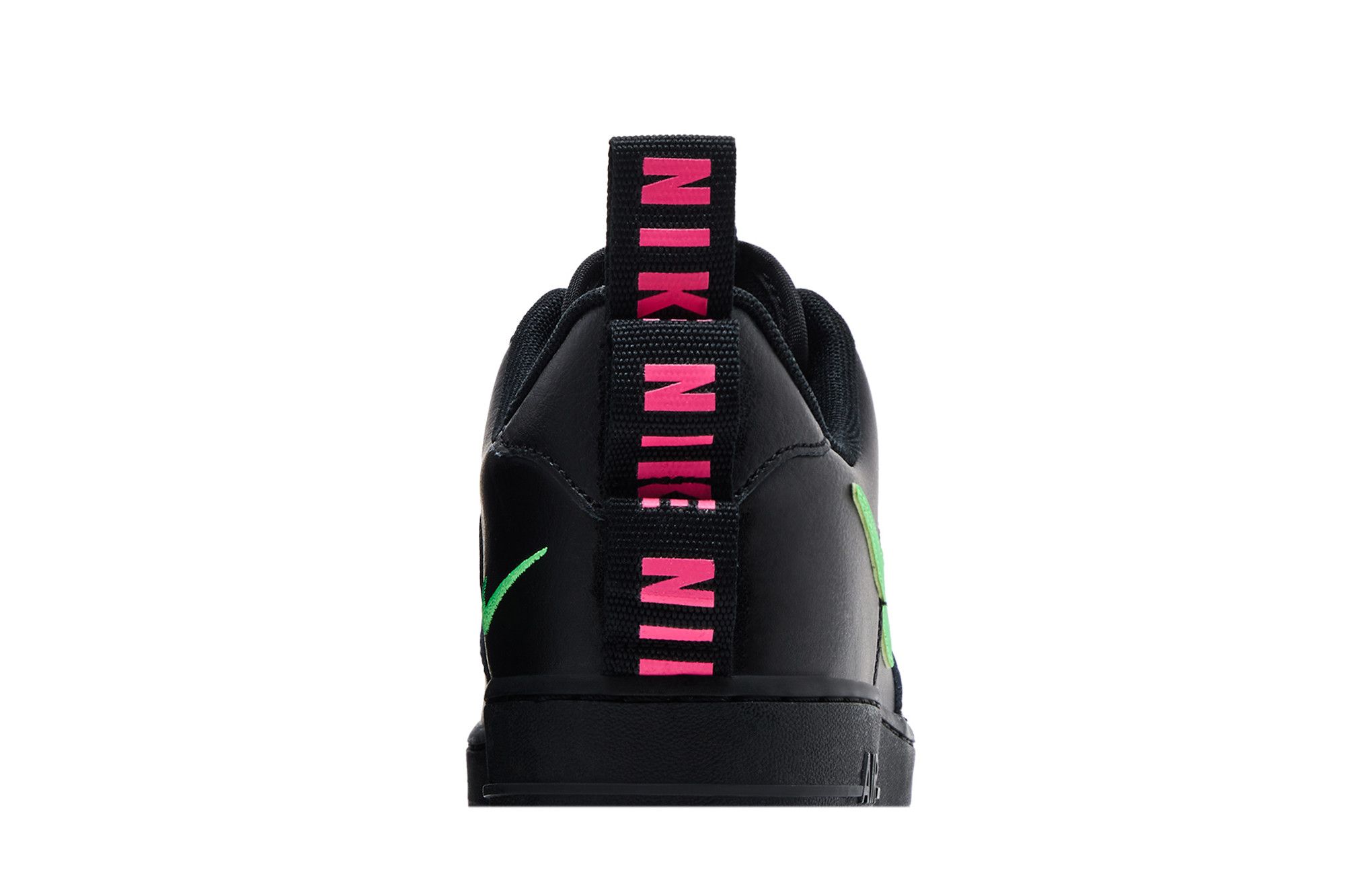 Sizing Nike Air Force 1 Low LV8 UL 雙勾 復古休閒 低幫 板鞋 男女同款 黑粉綠勾