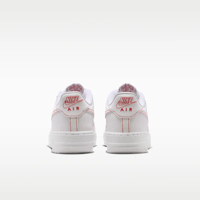 Nike Air Force 1 LV8 Putih/Merah Universiti IB5688-100 Details for Nike Air Force 1 LV8 Putih/Merah Universiti IB5688-100