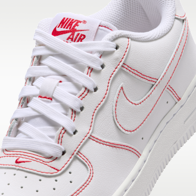 Sizing Nike Air Force 1 LV8 Putih/Merah Universiti IB5688-100