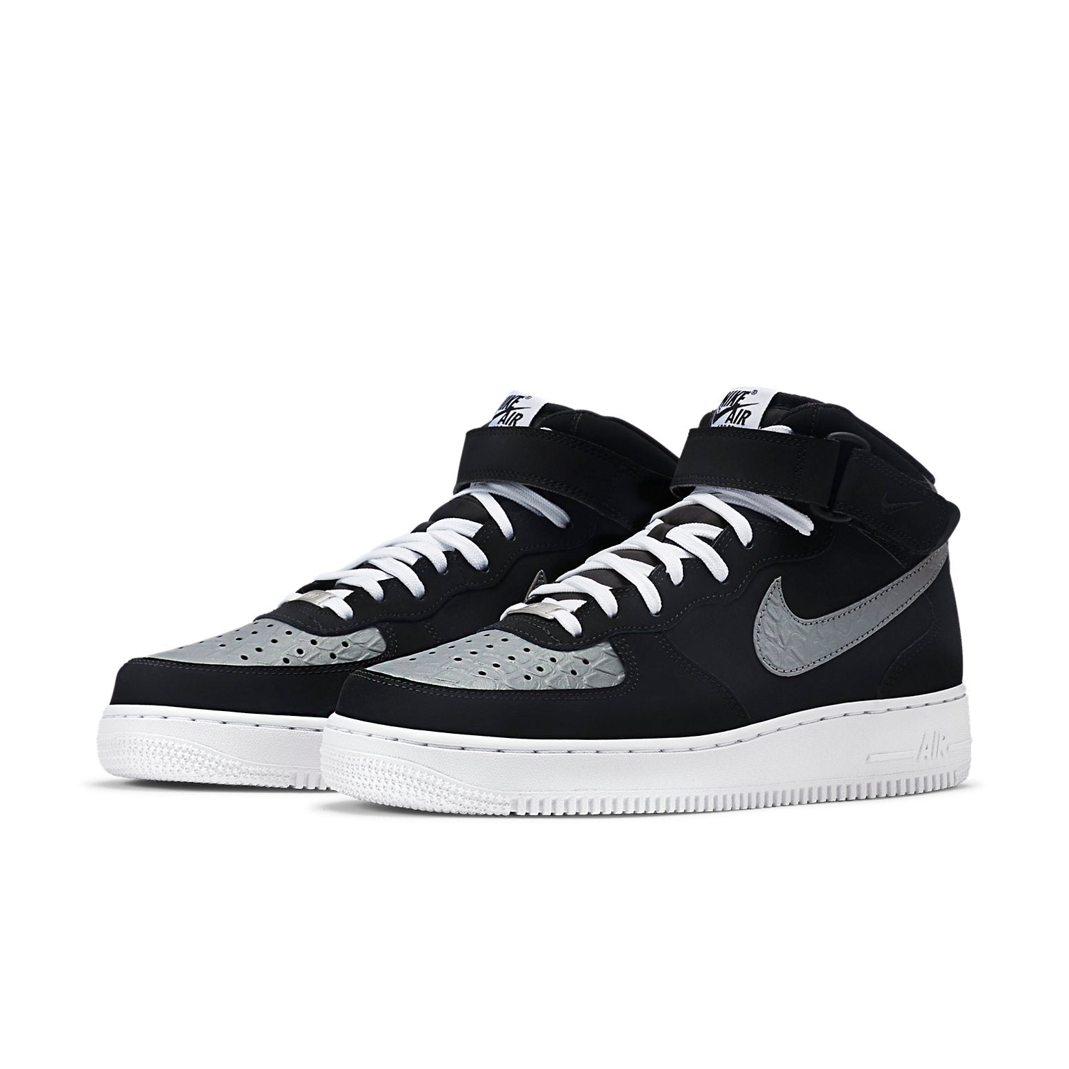 Nike Air Force 1 Mid '07 'Black Cool Grey Python' 圖 2