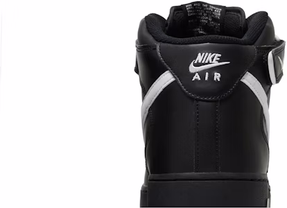 나이키 에어포스 1 미드 '07 '블랙 화이트' DV0806-001 Sizing 나이키 에어포스 1 미드 '07 '블랙 화이트' DV0806-001