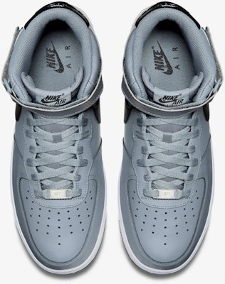 Nike Air Force 1 Mid '07 'Cool Grey' Lelaki - Kelabu Sejuk 315123-026 Lookbook Nike Air Force 1 Mid '07 'Cool Grey' Lelaki - Kelabu Sejuk 315123-026