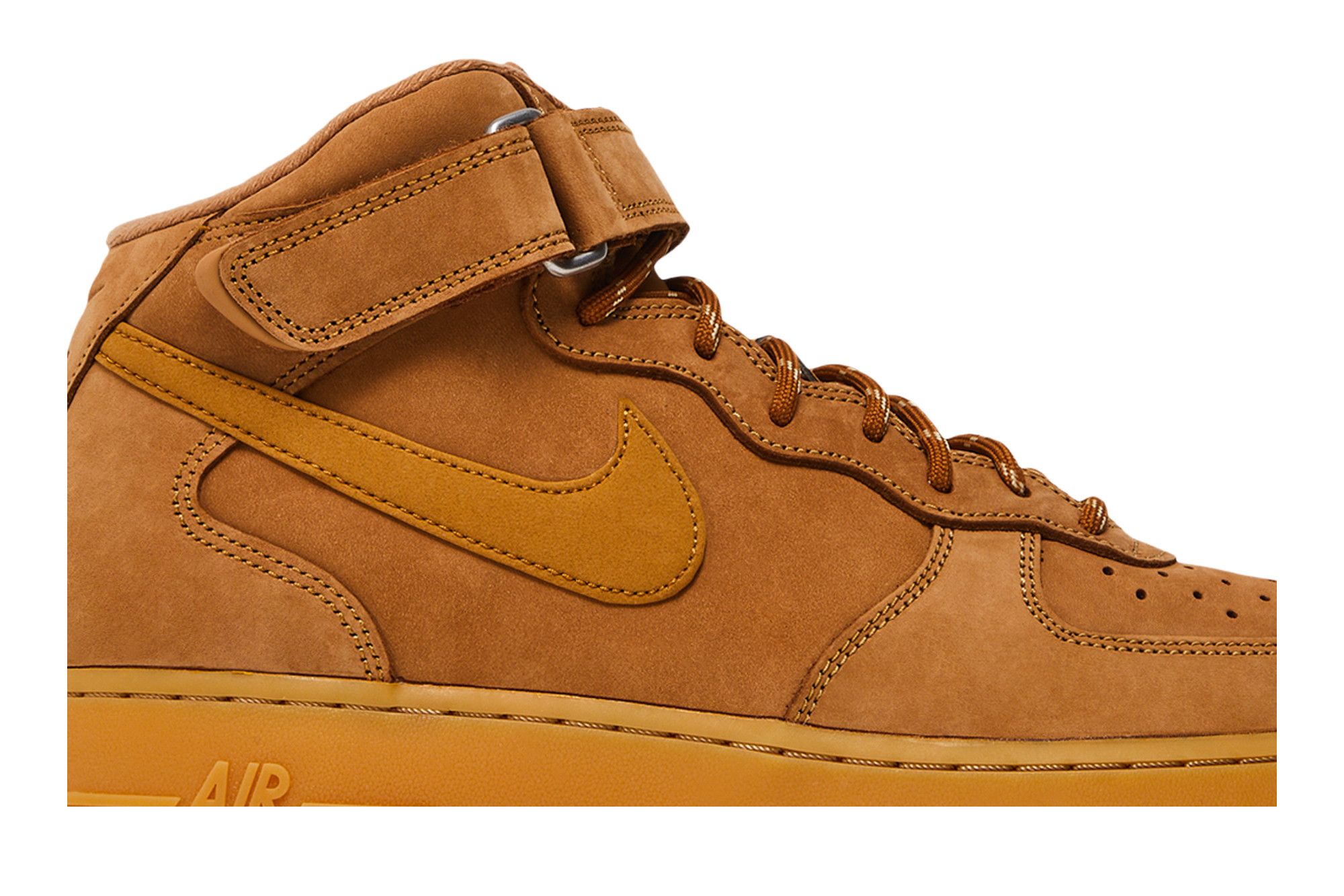 Lookbook Nike Air Force 1 Mid ''07 ''Flax'' 2021 Herren/Damen Sneaker Braun DJ9158-200