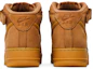 Sizing Nike Air Force 1 Mid ''07 ''Flax'' 2021 Herren/Damen Sneaker Braun DJ9158-200