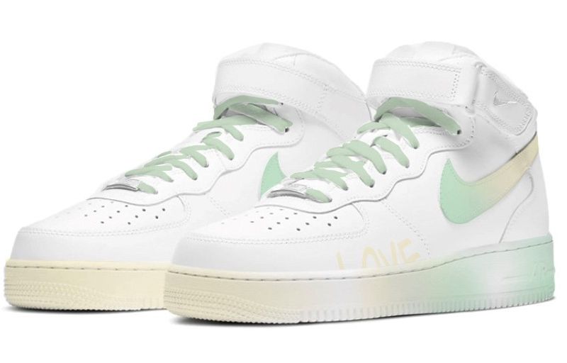 Lookbook Nike Air Force 1 Mid '07 'Jurnal Penerbangan Hijau Kuning' CW2289-111-458153