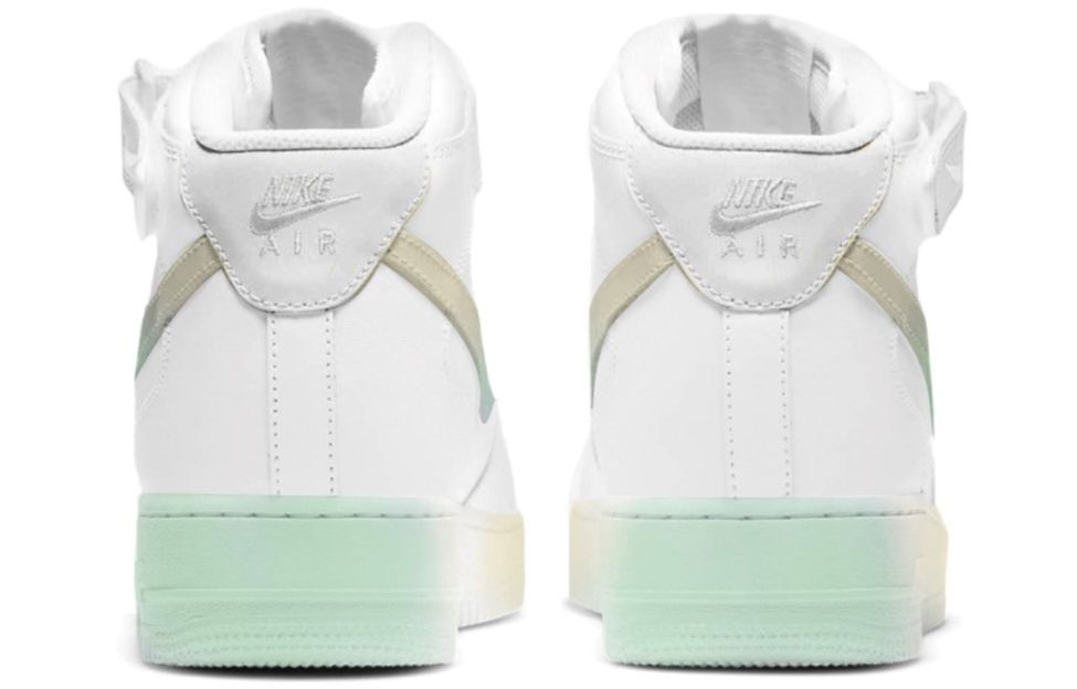 Shop Nike Air Force 1 Mid '07 'Jurnal Penerbangan Hijau Kuning' CW2289-111-458153