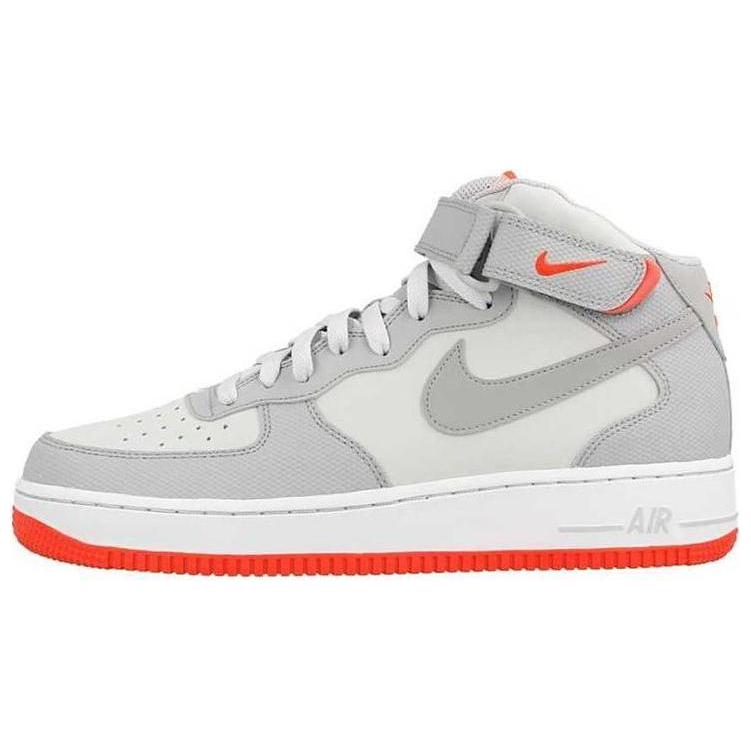 Buy 耐吉 Air Force 1 圓頭舒適 保暖防滑 高幫 板鞋 男女同款 灰色