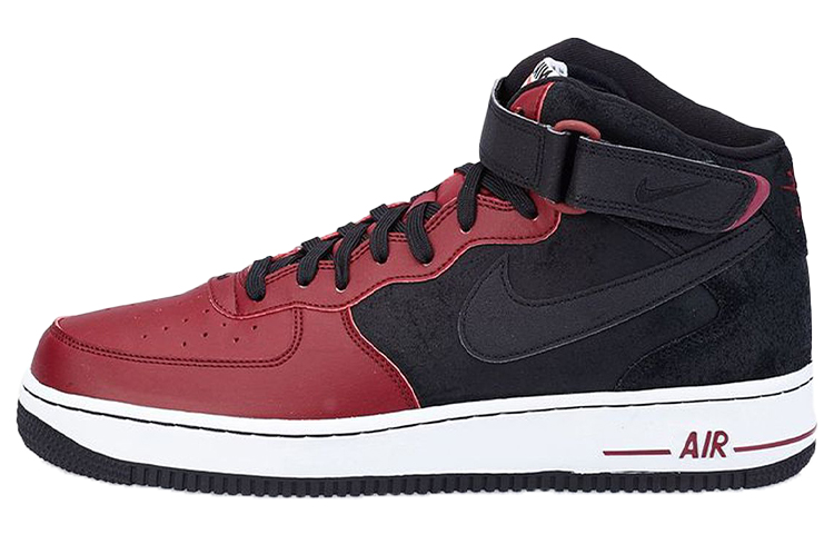 Buy Nike Air Force 1 Mid 中筒休閒板鞋 黑紅色