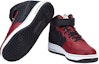Shop Nike Air Force 1 Mid 中筒休閒板鞋 黑紅色