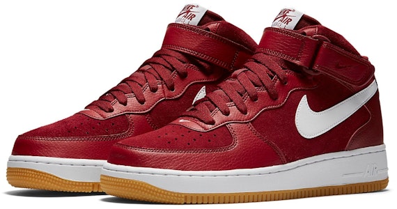 耐吉 Air Force 1 Mid '07 百搭简約 減震耐磨 中幫 板鞋 男女同款 紅色 Lookbook 耐吉 Air Force 1 Mid '07 百搭简約 減震耐磨 中幫 板鞋 男女同款 紅色
