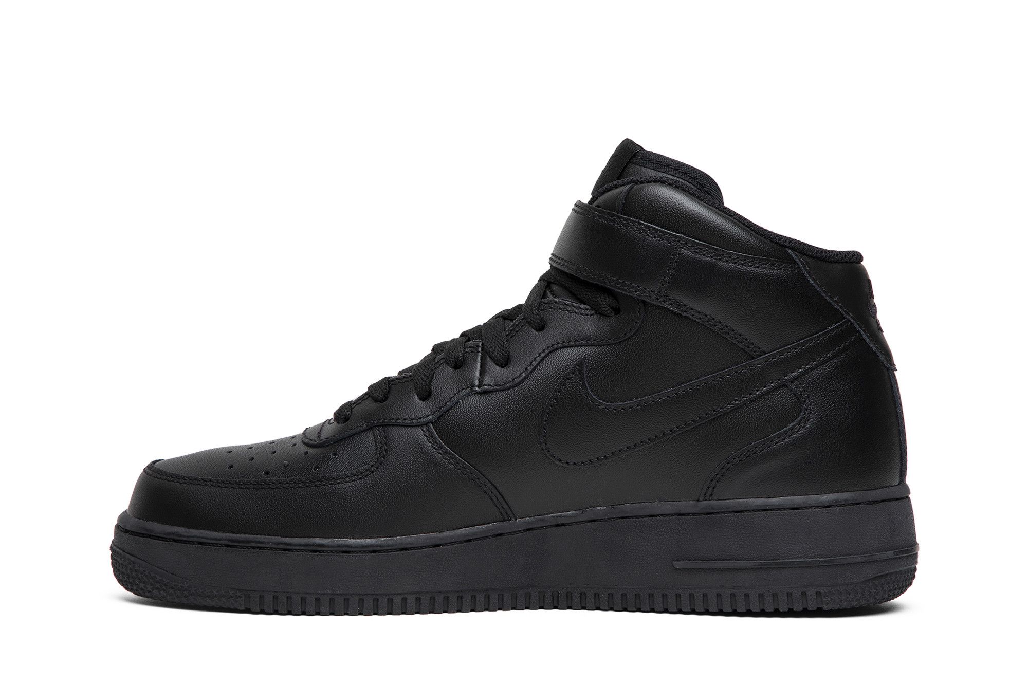 Shop Nike Air Force 1 Mid '07 'Triple Black' Hitam Total 315123-001