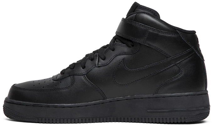 Nike Air Force 1 Mid '07 'Triple Black' Hitam Total 315123-001 Shop Nike Air Force 1 Mid '07 'Triple Black' Hitam Total 315123-001