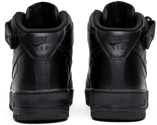 Nike Air Force 1 Mid '07 'Triple Black' 315123-001 Details for Nike Air Force 1 Mid '07 'Triple Black' 315123-001