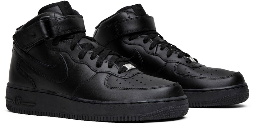 Nike Air Force 1 Mid '07 'Triple Black' 315123-001 Cheap Nike Air Force 1 Mid '07 'Triple Black' 315123-001