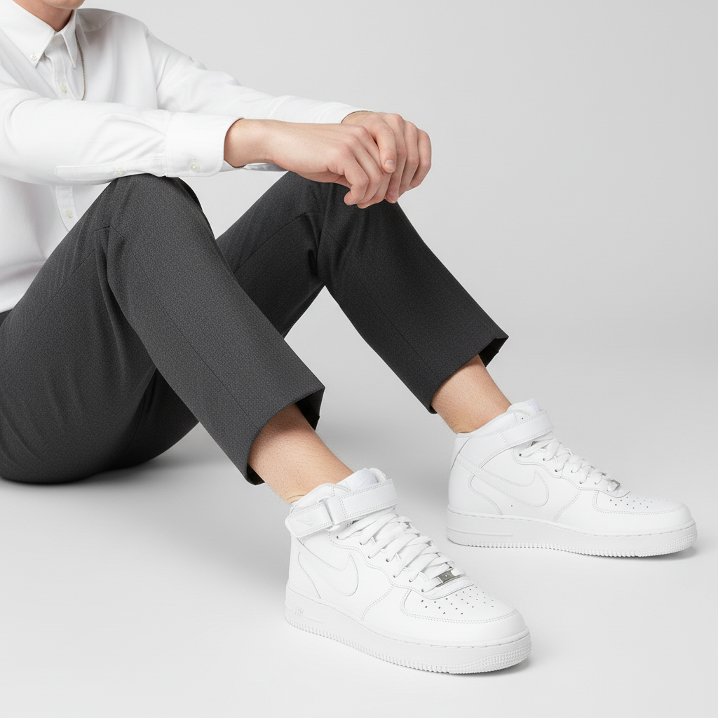 Order 耐吉空军一号中筒'07'全白' CW2289-111