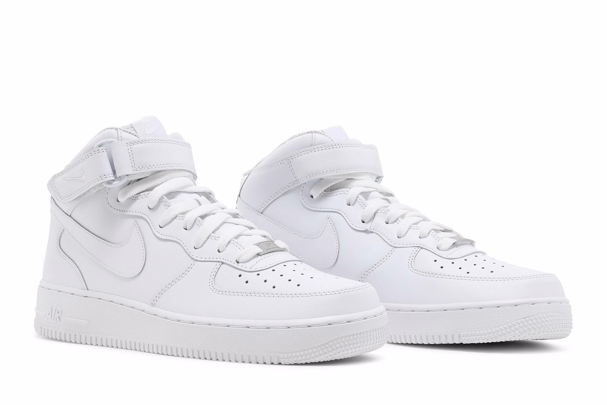 Nike Air Force 1 Mid '07 'Triple White'