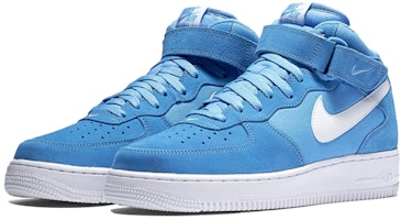 Nike Air Force 1 Mid '07 'University Blue' Biru Kampus 315123-409 Lookbook Nike Air Force 1 Mid '07 'University Blue' Biru Kampus 315123-409