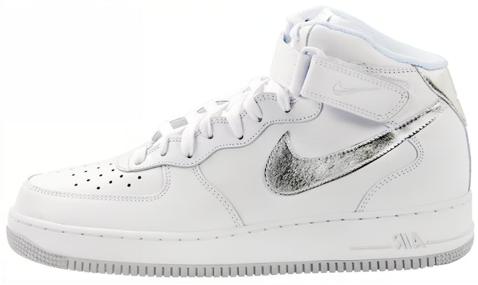 耐克空军一号中帮'07'白银' 315123-109 Buy 耐克空军一号中帮'07'白银' 315123-109