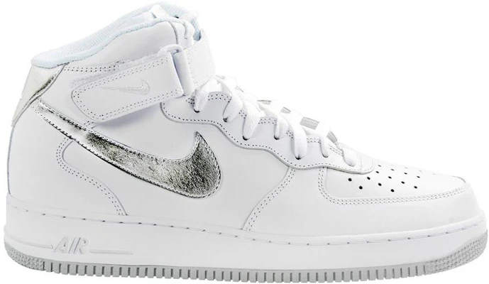 Nike Air Force 1 Mid '07 'Putih Perak' 315123-109 Order Nike Air Force 1 Mid '07 'Putih Perak' 315123-109