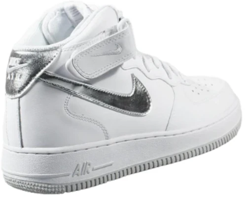 Nike Air Force 1 Mid '07 'Putih Perak' 315123-109 Shop Nike Air Force 1 Mid '07 'Putih Perak' 315123-109
