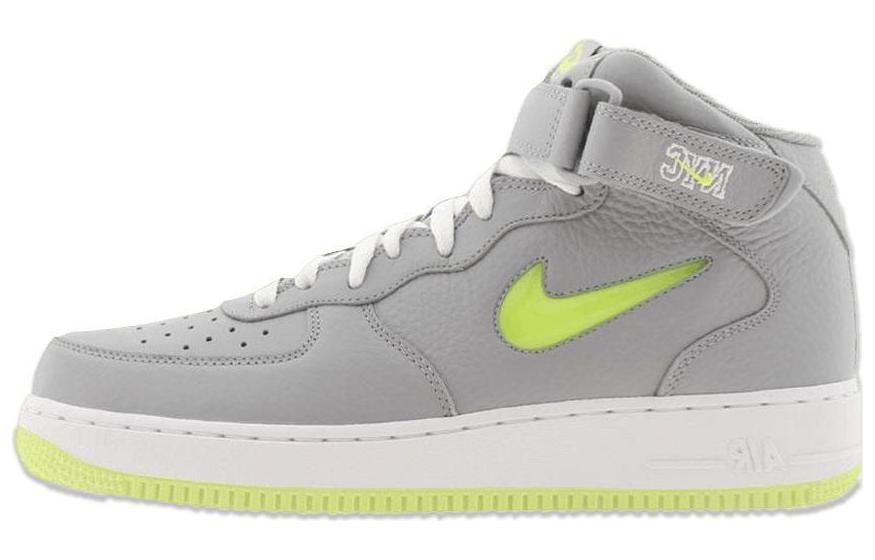 Buy 耐克空军一号中帮'07 狼灰伏特绿' 315123-070