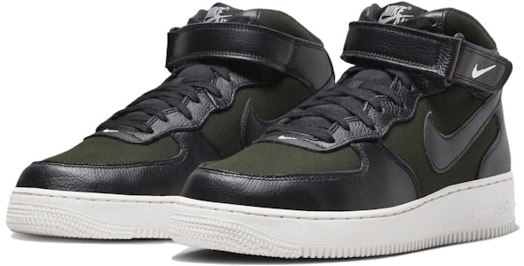 Nike Air Force 1 Mid '07 Hitam 'Sequoia' FB2036-300 Lookbook Nike Air Force 1 Mid '07 Hitam 'Sequoia' FB2036-300