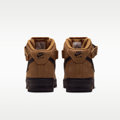 Details for Nike Air Force 1 Mid '07 GORE-TEX Vibram 'Wheat Total Orange Black' IO1875-700
