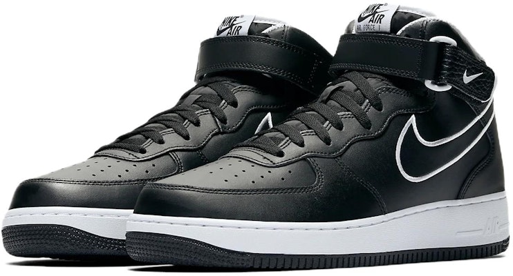 Nike Air Force 1 Mid '07 Cuero 'Negro Blanco' AQ8650-001 Order Nike Air Force 1 Mid '07 Cuero 'Negro Blanco' AQ8650-001