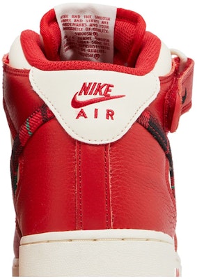 ナイキ エアフォース1 ミッド '07 LX "レッドプレッド" DV0792-101 Sizing ナイキ エアフォース1 ミッド '07 LX "レッドプレッド" DV0792-101