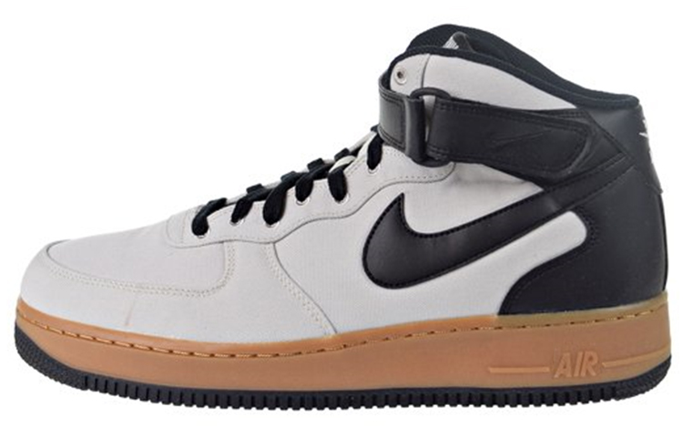 Nike Air Force 1 Mid '07 TXT Mid-Top Sneakers Black/White AJ9514-004 ...