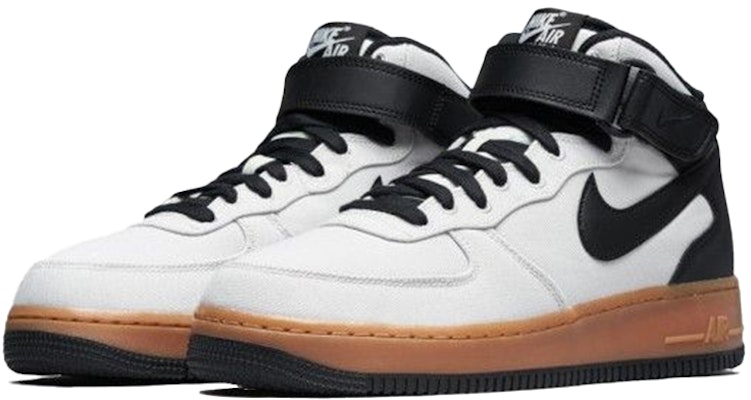 Buy Nike Air Force 1 Mid 07 TXT Mid Top Sneakers Black White AJ9514 004 Novelship