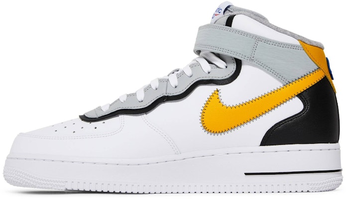 Nike Air Force 1 Mid 'Athletic Club White Yellow' DH7451-101 Lookbook Nike Air Force 1 Mid 'Athletic Club White Yellow' DH7451-101